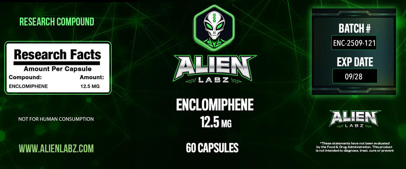 Enclomiphine 12.5mg - 60 Capsules