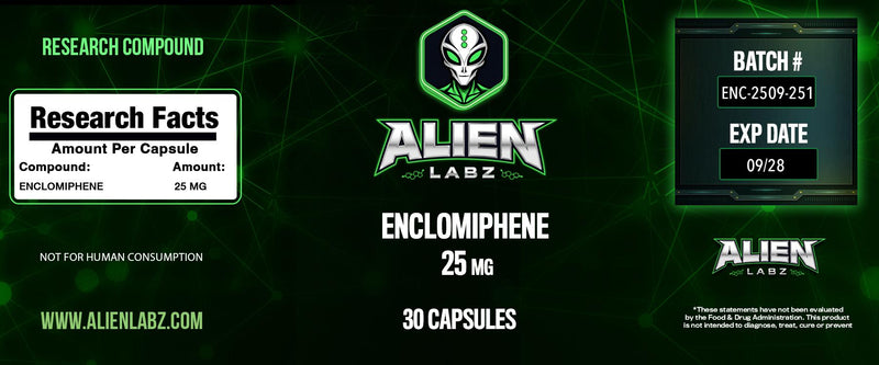Enclomiphene 25mg - 30 Capsules
