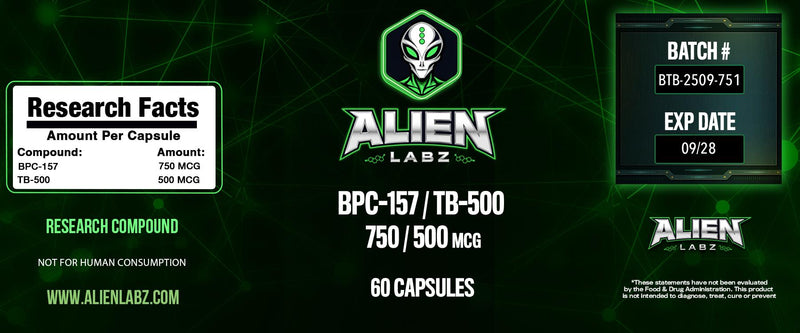 BPC-157/TB 500 750mcg/500mcg - 60 Capsules